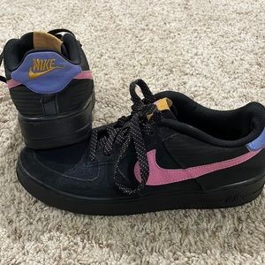 Nike Air Force One LV8 2 “Black Magic Pink Flamingo” #CN5710-001 Women’s Sz 8.5